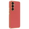 Mey İthalat®  Samsung Galaxy S25 FE Volet Silikon - Kırmızı