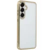 Mey İthalat®  Samsung Galaxy S25 Kılıf  Lensli Silikon - Gold