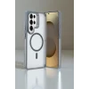 Mey İthalat®  Samsung Galaxy S25 Ultra Flet Lens Magsafe Kapak - Turuncu
