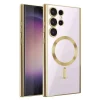 Mey İthalat®  Samsung Galaxy S25 Ultra Kılıf Kross Magneticsafe Kapak - Gold