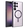 Mey İthalat®  Samsung Galaxy S25 Ultra Kılıf Kross Magneticsafe Kapak - Mor