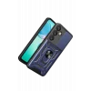 Mey İthalat®  Samsung Galaxy S26 Pars Lens Yüzüklü Silikon - Lacivert