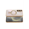 Mey İthalat®  Samsung Galaxy S26 Plus Kross Magneticsafe Kapak - Çöl Titanyum