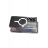 Mey İthalat®  Samsung Galaxy S26 Ultra Magneticsafe Şeffaf Silikon - Şeffaf