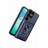 Mey İthalat®  Samsung Galaxy S26 Ultra Pars Lens Yüzüklü Silikon - Lacivert