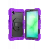 Mey İthalat®  Samsung Galaxy Tab A11 Kılıf Amazing Tablet Kapak - Mor