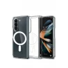 Mey İthalat®  Samsung Galaxy Z Fold 5 Kılıf Magneticsafe Şeffaf Silikon - Şeffaf