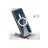 Mey İthalat®  Samsung Galaxy Z Fold 5 Kılıf Magneticsafe Şeffaf Silikon - Şeffaf