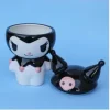 Mey İthalat® Sanrio Kuromi Kapaklı Kupa