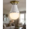 Mey İthalat® Şarjlı LED Ampul 6500K Soğuk Beyaz E27 Duy Enerji Tasarruflu