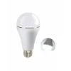 Mey İthalat® Şarjlı LED Ampul E27 Duy 6500K Beyaz Işık Kesintisiz Aydınlatma
