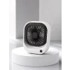 Mey İthalat® Şarjlı Masaüstü Fan 3 Kademeli Hız Ayarlı Güçlü Hava Akışı
