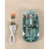 Mey İthalat® Şeffaf Tasarımlı Bluetooth Kablosuz Mouse Pilli Kullanım