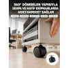 Mey İthalat® Sehpa ve Ekipmanlar İçin 4 cm Kilitsiz Ayak Tekli