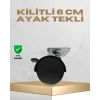 Mey İthalat® Sehpa ve Masa İçin 6 cm Kilitli Ayak