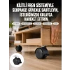 Mey İthalat® Sehpa ve Restoran Arabası İçin Kilitli Ayak 4’lü