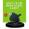 Mey İthalat® Sehpa ve Restoran Arabası İçin Kilitli Ayak 4’lü