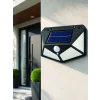 Mey İthalat® Sensörlü Solar Bahçe Lambası Geniş Açılı LED Aydınlatmalı Balkon Garaj ve Bahçe Işığı