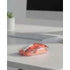 Mey İthalat® Sessiz Tıklamalı Şeffaf Mouse Bluetooth ve USB Uyumlu