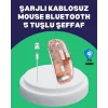 Mey İthalat® Sessiz ve Ergonomik Kablosuz Fare - 30 Gün Kullanım, 2 Modlu Bağlantı
