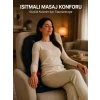 Mey İthalat® Sırt Bel Boyun ve Kalça Destekli Isıtmalı Masaj Koltuğu Minderi