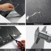 Mey İthalat® SİYAH MERMER DESENLİ ALÜMİNYUM PLASTİK DUVAR STİCKER (30*30)