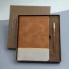 Mey İthalat® Soft Deri Defter Ve Roller Kalem Seti