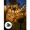 Mey İthalat® Solar Dekoratif LED Ampul Işık Bahçe Çit Balkon ve Veranda Süsleme Aydınlatması