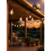 Mey İthalat® Solar LED Ampul Işık Dış Mekan Bahçe Pergola Balkon Dekoratif Aydınlatma