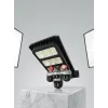 Mey İthalat® Solar Panelli 3 Lens Dış Mekan Güvenlik Kamerası Hareket Algılamalı LED Aydınlatmalı