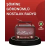 Mey İthalat® Solar Panelli Alev Işıklı Bluetooth Hoparlör – Çoklu Giriş, Uzun Pil Ömrü