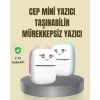 Mey İthalat® Taşınabilir Mini Termal Yazıcı 200 DPI Bluetooth Bağlantılı
