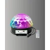 Mey İthalat® Taşınabilir RGB Disko Topu Bluetooth ve Uzaktan Kumanda Özellikli