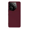 Mey İthalat®  Tecno Camon 20 Pro 5G Kılıf First Silikon - Bordo
