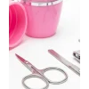Mey İthalat® Tırnak Bakım Manikür Pedikür Seti 4 Parça Pembe Pratik Günlük Kullanım