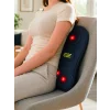 Mey İthalat® Titreşimli Isıtmalı Sırt ve Bel Masaj Minderi Ergonomik Tasarım