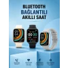 Mey İthalat® Titreşimli, Sağlık Takipli, Yeni Nesil Akıllı Saat  400mAh Batarya Kapasiteli