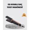 Mey İthalat® Tost Model Saç Şekillendirici Hızlı Isınan Isı Ayarlı