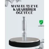 Mey İthalat® Tuz ve Kararbiber Öğütücü - Şeffaf Akrilik Hazne