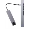 Mey İthalat® Usb Type-c Hub Dönüştürücü Çevirici Çoklayıcı Macbook Çevirici 8 Portlu
