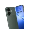 Mey İthalat®  Vivo V60 Lite Auto Focus Karbon Kapak - Koyu Yeşil