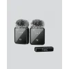 Mey İthalat® Vlog Podcast ve Röportajlar İçin Kablosuz Çift Yaka Mikrofon