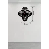 Mey İthalat® Vosvos ve Retro Araba Temalı Ahşap Duvar Saati - 40x40 cm Lazer Kesim
