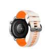 Mey İthalat®   Watch Ultra 49mm Minoc Kordon - Beyaz-Turuncu
