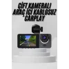 Mey İthalat® Yol Kayıt Araç Kamerası HD DVR 3 Kameralı 2.0in Ekranlı Ön İç Arka