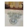 Müge 6lı Cam Çay Tabağı Çay Tabak Altlığı Royaleks-TG-2023