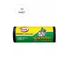 Orta Boy Çöp Torbası 55 x 60 cm 20 Li Rulo x 50 Paket = 1.000 Adet (Siyah)