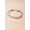 Pembe Kuvars Doğal Taş Bileklik Kutulu