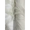 Yağmur Damlası Simli Abiye Elbise Şallık Tül Kumaş Ekru 12