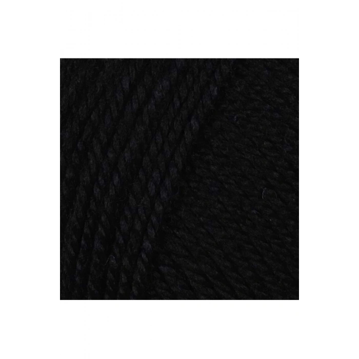 1 Adet Dora El Örgü İpi Yünü 100 gr 999 Siyah